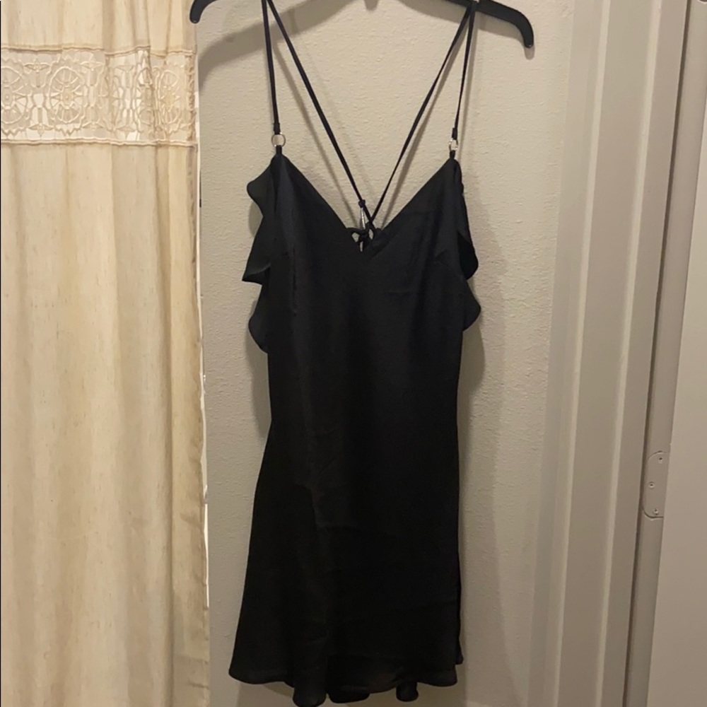 Free people black mini dress